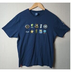 ICC Cricket World Cup England Wales 2019 Graphic Tee Shirt Medium Short Sleeve O